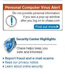 Chase Virus Warning