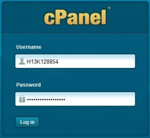 Input Username and Password
