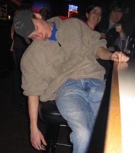 A tad too much to drink? Photo by Doug Bowman