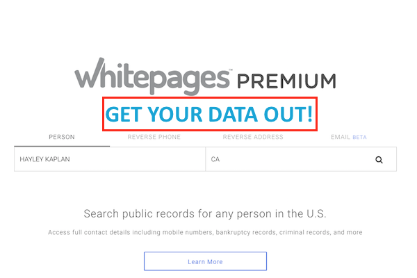 white pages look up number