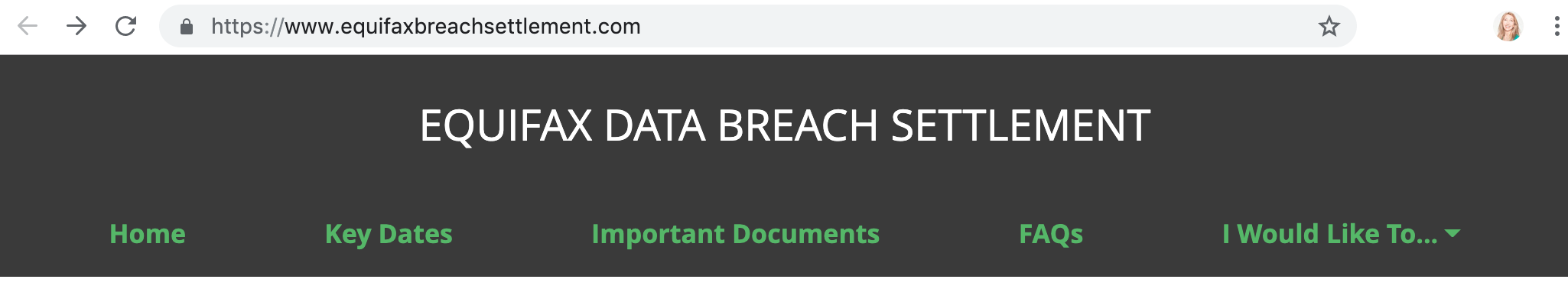 equifax breach settlement status